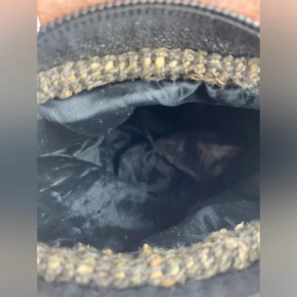 NWOT Sisal and Leather African Sling Bag (CROSSBODY) - Picture 8 of 8